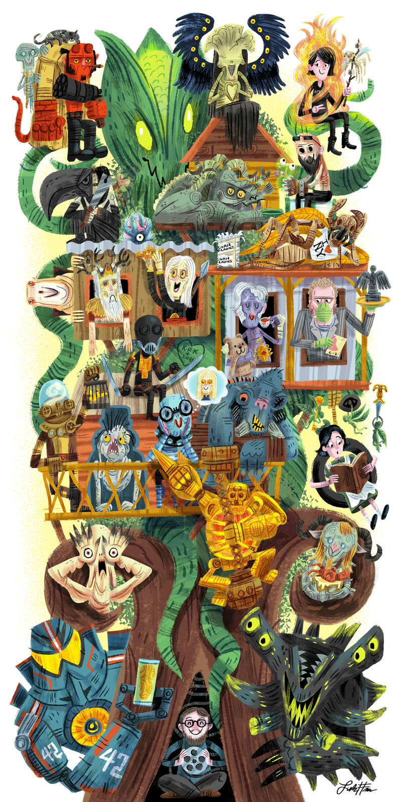 Illustration for article titled This Guillermo del Toro Art Show Is As Crazy As the Director Himself